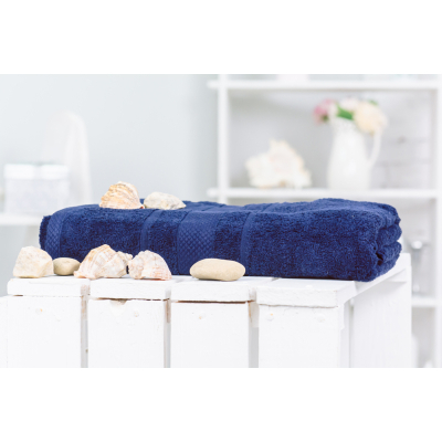 Рушник MirSon банний №5003 SoftNess Darkblue 50x90 см (2200003181852)