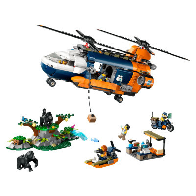 Конструктор Lego City Вертоліт у базовому таборі для дослідження джунглів (60437) фото №2
