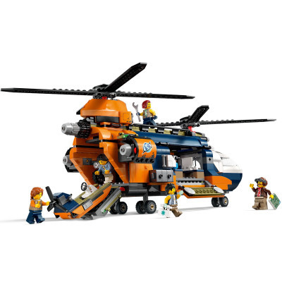 Конструктор Lego City Вертоліт у базовому таборі для дослідження джунглів (60437) фото №3
