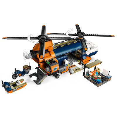 Конструктор Lego City Вертоліт у базовому таборі для дослідження джунглів (60437) фото №4