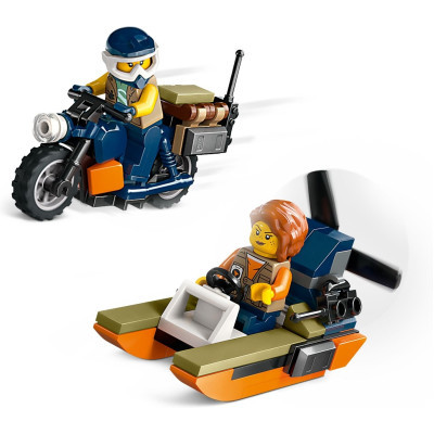 Конструктор Lego City Вертоліт у базовому таборі для дослідження джунглів (60437) фото №6