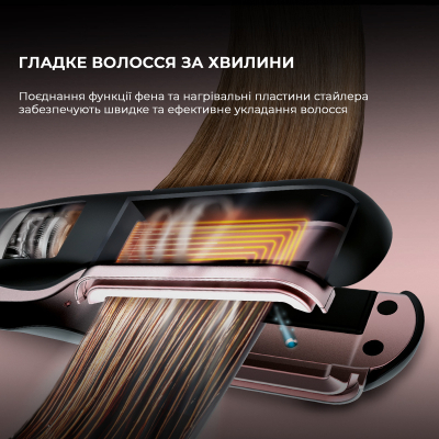 Стайлер для волосся Cecotec RitualCare Air Lisse 2in1 Black (A01_EU01_100158) фото №7