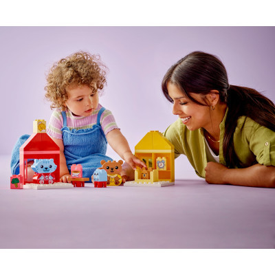 Конструктор Lego DUPLO My First Повсякденні процедури: Час вечері й сну 28 деталей (10414) фото №8