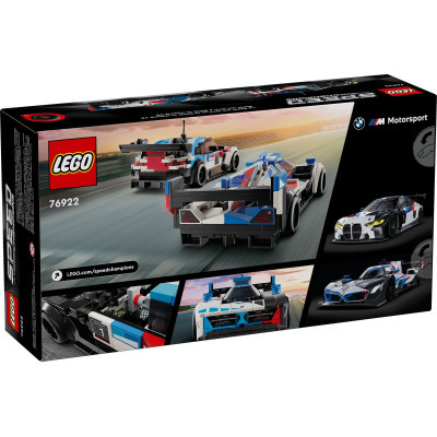 Конструктор Lego Speed Champions Гоночні автомобілі BMW M4 GT3 та BMW M Hybrid V8 676 деталей (76922) фото №8