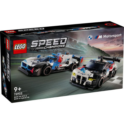 Конструктор Lego Speed Champions Гоночні автомобілі BMW M4 GT3 та BMW M Hybrid V8 676 деталей (76922)