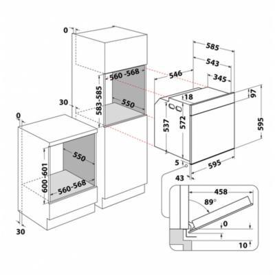 Духовой шкаф Whirlpool WTAC8411SCAN фото №4