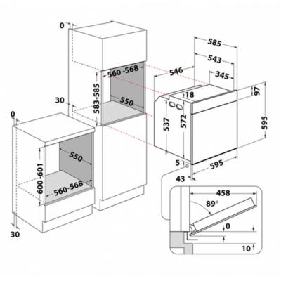 Духовой шкаф Whirlpool WTAC8411SCOW фото №3