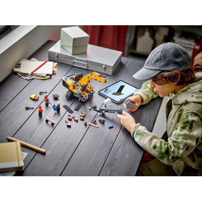 Конструктор Lego City Жовтий будівельний екскаватор (60420) фото №10