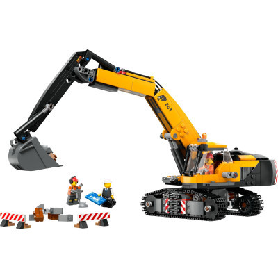 Конструктор Lego City Жовтий будівельний екскаватор (60420) фото №2