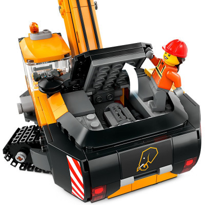 Конструктор Lego City Жовтий будівельний екскаватор (60420) фото №5