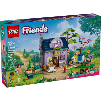 Конструктор Lego Friends Будиночок і квітник бджолярів (42669)