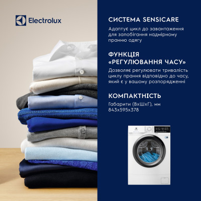 Пральна машина  Electrolux EW6S306SU фото №7
