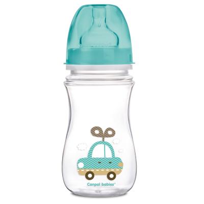 Пляшечка для годування Canpol babies антиколікова EasyStart - Toys 240 мл (35/221_blu)