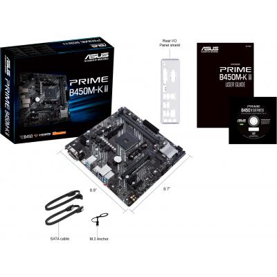 Материнская плата Asus PRIME B450M-K II фото №7