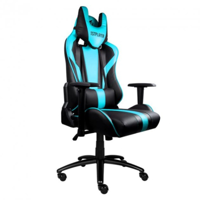 Геймерское кресло 1stPlayer FK1 Black-Blue фото №3