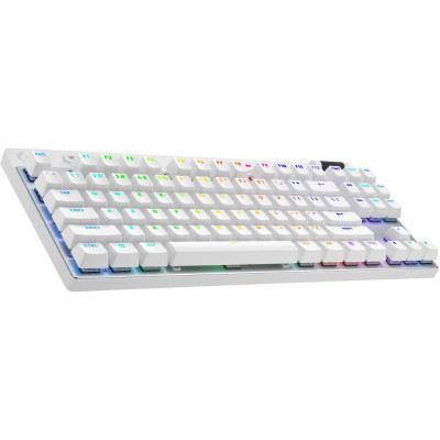 Клавиатура Logitech G PRO X TKL Lightspeed Tactile USB UA White (920-012148) фото №3