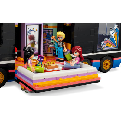 Конструктор Lego Friends Автобус для музичного туру попзірки 845 деталей (42619) фото №7