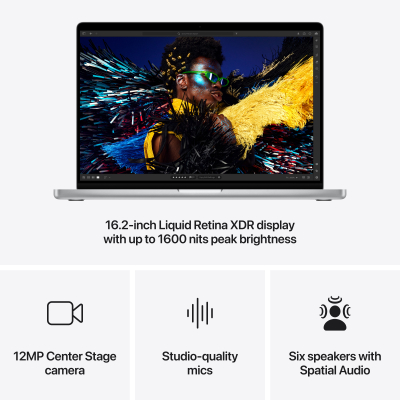 Ноутбук Apple MacBook Pro 16 A3186 M4 Max Silver (MX2W3UA/A) фото №5
