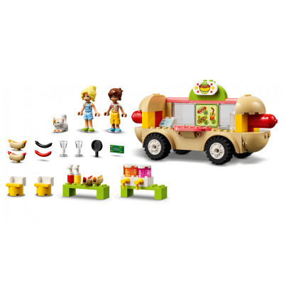 Конструктор Lego Friends Вантажівка із гот-доґами 100 деталей (42633) фото №3