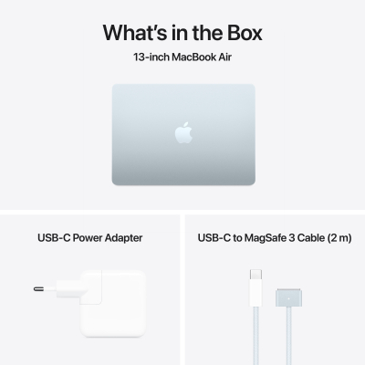 Ноутбук Apple MacBook Air 13 M4 A3240 Sky Blue (MC6T4UA/A) фото №10